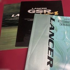 Mitsubishi Lancer GSR Evolution III JDM OEM Catalog and Accessories Catalogs Set