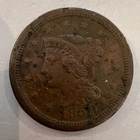Photo of a 1850-P Large Cent from an eBay listing that sold on Jul 16, 2026
