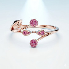 Fede nuziale promessa pietre preziose rubino rosso naturale Birmania certific...