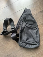 Vera Bradley Mini Sling Backpack in Black (Comes with extendable Strap)