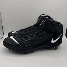 Nike Force Savage Pro 2 Football Cleats Mens Size 12 Black Anthracite Lineman
