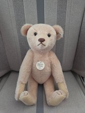 Steiff Teddy Bear 1908 Replica Mohair Faded Pink Growler Button Ear 2007 13