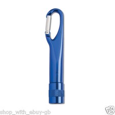 Mini Torch Flashlight Key Ring with Carabiner Clip Bright LED Light Small Torch