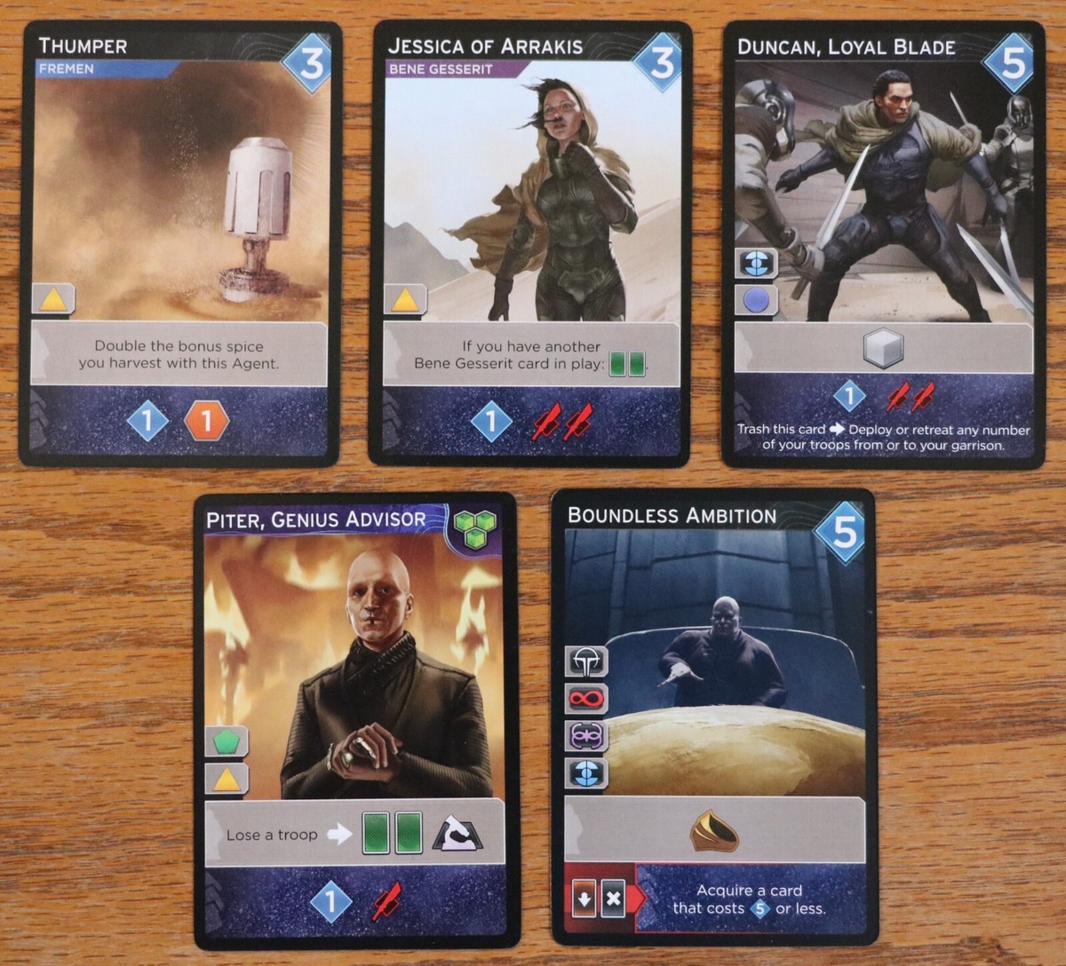 Dune Imperium Promo Pack Thumper Jessica Arrakis Duncan Piter Boundless  Ambition | eBay