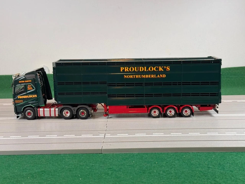 Tekno truck models, Volvo FH4 Glob.  Livestock Trailer , PROUDLOCKS - Image 4 of 4