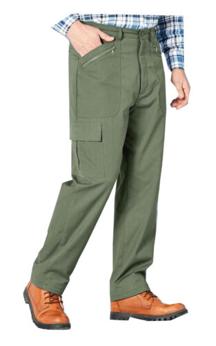 25" inside Leg Extra Short Trousers Mens Action Work Walking Hiking Combat Cargo - Picture 14 of 17