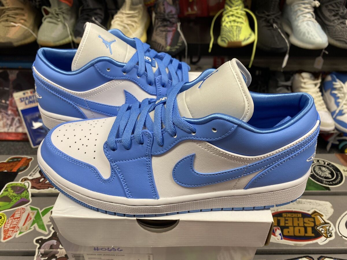 New Air Jordan 1 Low UNC Size 10/8.5 Rare Retro OG VTG New Air Jordan 1 Low UNC Size 10/8.5 Rare Retro OG VTG