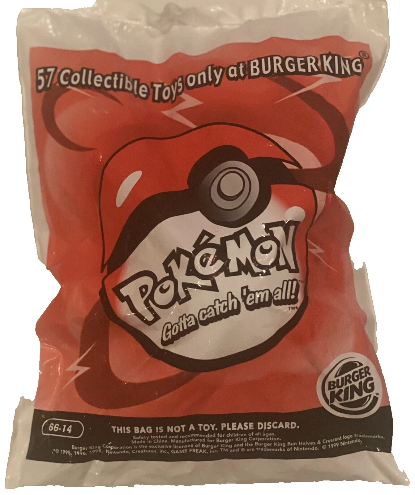 Pokemon Fast Food Premiums