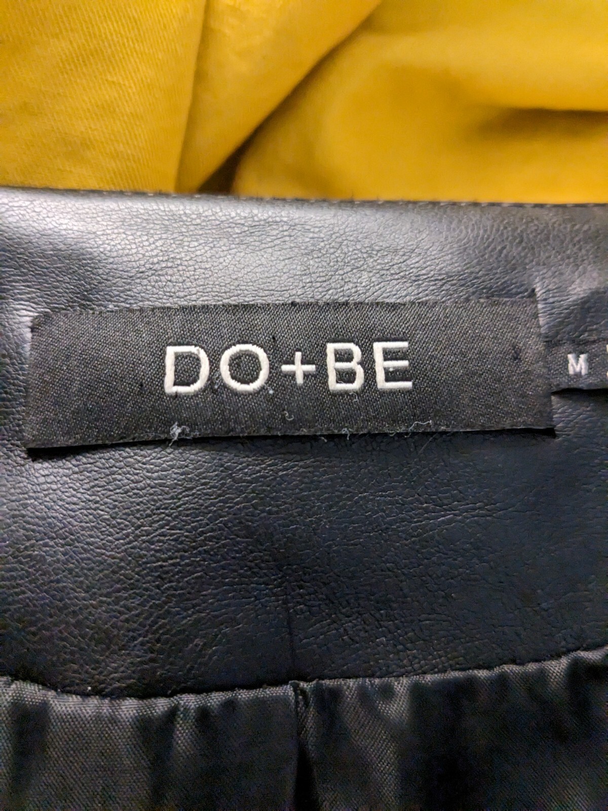 Do+Be Zip Polyurethane Ruffle Accent Jacket Faux … - image 3