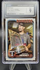 2024 Topps Andrew Heaney Gold Mirror Variation SSP Texas Rangers #665