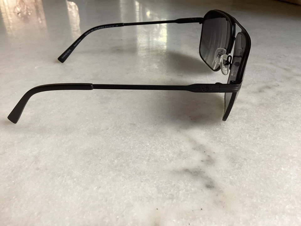 Gafas de sol Timberland TB9316 02D negro mate polarizadas de metal aviador 61-15-140 Foto 2 de 4