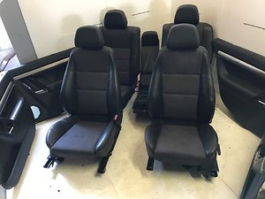 Opel Signum Ausstattung Teilledersitze Lederausstattung schwarz grau Sportsitze