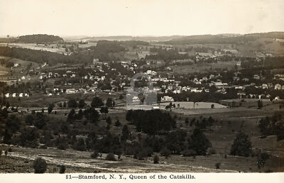Stamford NY New York Queen of the Catskills 1 1911 RPPC Photo Postcard COPY