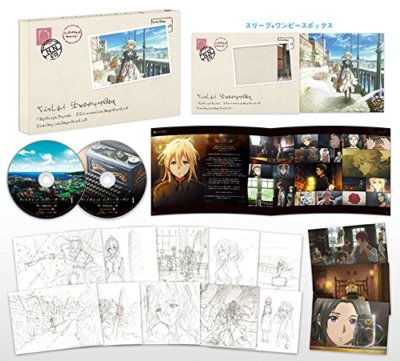 New Violet Evergarden Vol.1 First Limited Edition DVD Booklet Post