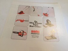 SOLO Multimot Outdoor Power Inc Kettensäge GMBH Original 80er Jahre Verkaufsprospekt