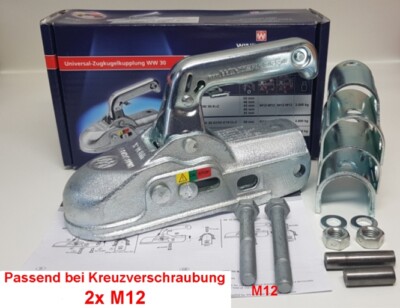 WW30 Zugmaul 1146 WW 30 Winterhoff Uni Anhängerkupplu ng 3000kg 3t Kugelkupplung