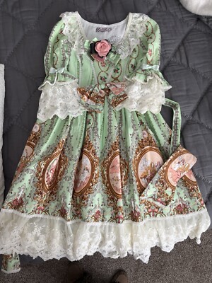 strapless open back dress Mint Green Floral Patchwork Maxi Dress - Casual Dresses