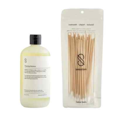 Session Goods Cleaning Kit | Cleaner Clean Glass Hose Parts Wax Filter Yellow