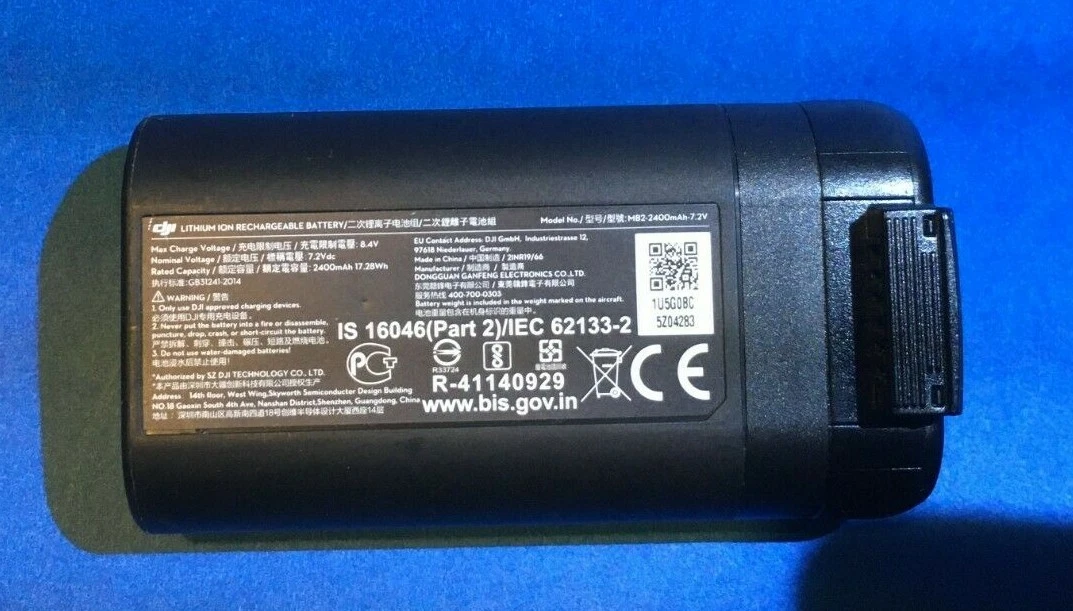 DJI Mavic Mini Drone Battery MB2-2400mAh-7.2V Intelligent Flight