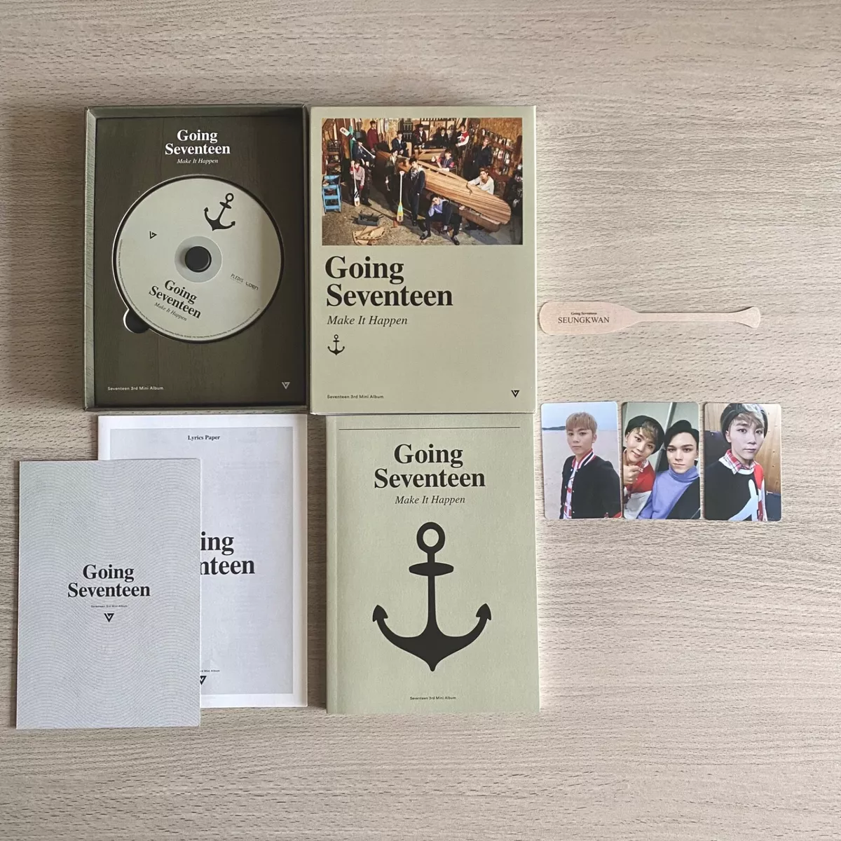 SEVENTEEN 3rd mini album Going seventeen Make It Happen + Seungkwan Photo card