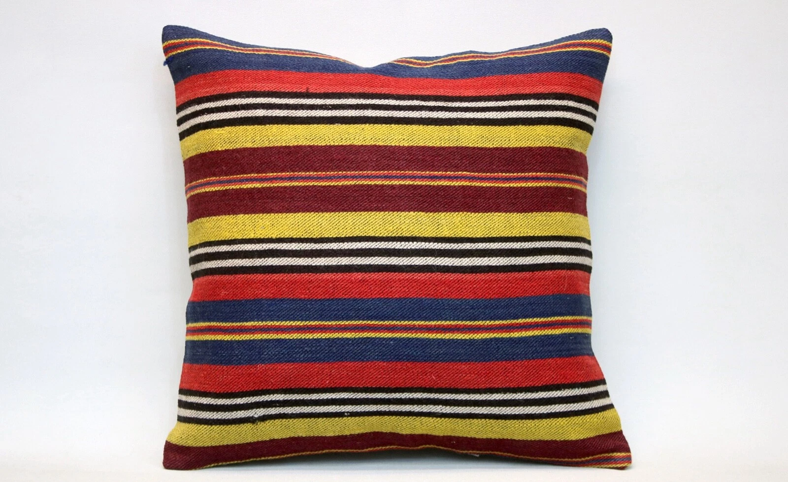 Kilim Pillow Cover, 16x16 in, Ethnic Pillow, Throw Pillow, Decorative Pillow
