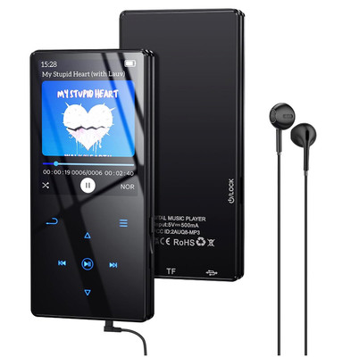 Yottix 64GB MP3 Player with Boosted Bluetooth (no Wi-Fi), Music Player Features