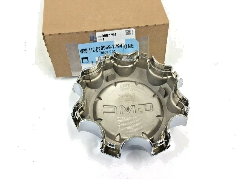 Хромированная центральная крышка ступицы колеса для GMC Sierra 2500 3500 2011-2019 годов выпуска новая от оригинального производителя 9597794 - Изображение 4 из 4