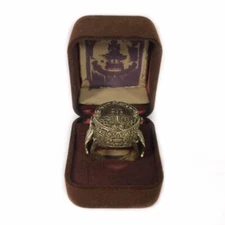 Thao Wessuwan Ring Giant God Takrut Bee Wax Wat Sutat Temple Thai Buddha Amulet