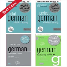 Michel Thomas Total German, Perfect , Masterclass & Vocab + *ALL 4 COURSES*