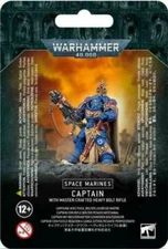 Space Marines Captain with Master-crafted Heavy Bolt Rifle - Warhammer  48-48c