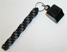 Billiard Pool Cue Chalk Holder Made Of Paracord Charcoal Gray  Black In Color