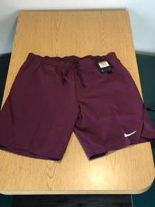 burgundy nike shorts