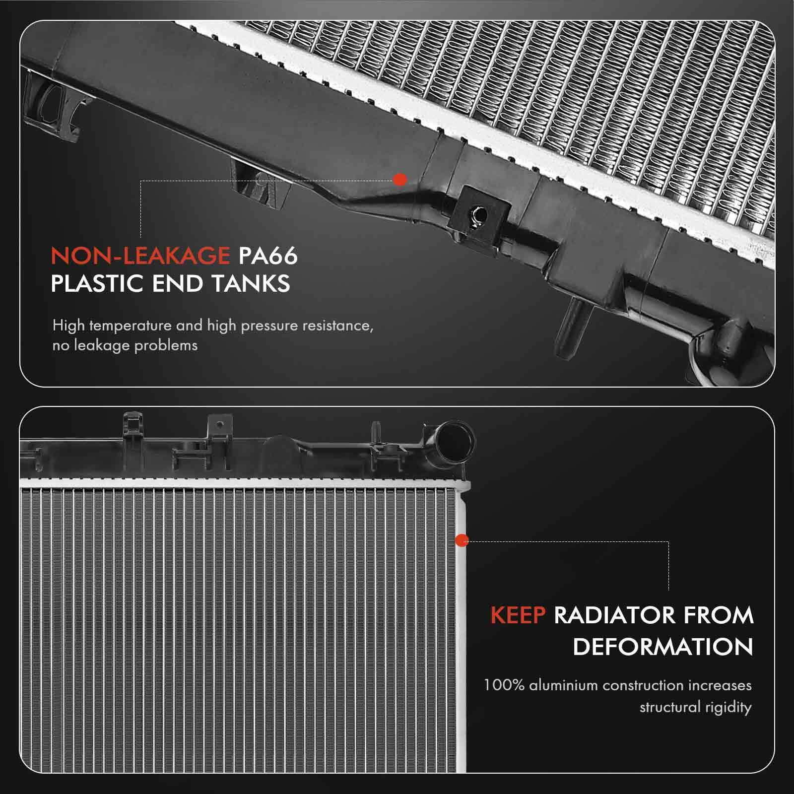 New Radiator & AC Condenser Cooling Kit for Subaru Forester 2014-2018 2.0L 2.5L
