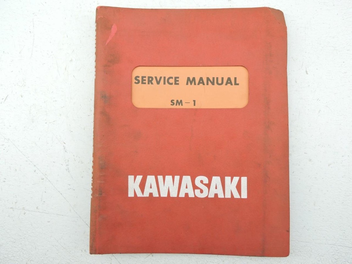 Kawasaki Service Manual SM-1 1969 1970 Models Part 99995-201