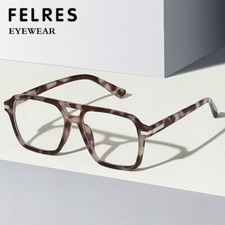 Men Women Square Anti Blue Light Eyeglasses Retro Clear Lens Glasses Frames Hot