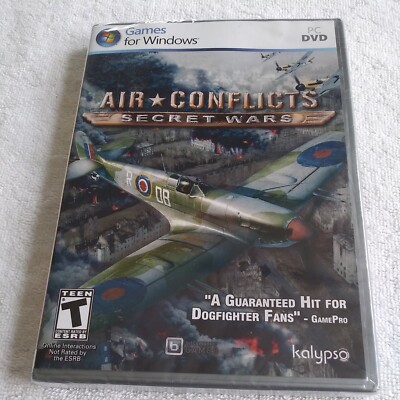 Air Conflicts: Secret Wars (PC, 2011) BRAND NEW SEALED) Computer game windows