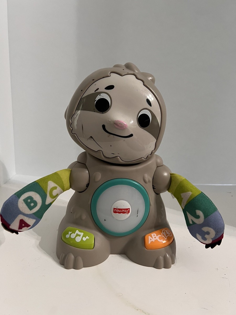 Fisher-Price Linkimals Smooth Moves Sloth Baby Learning Toy with Music  Light