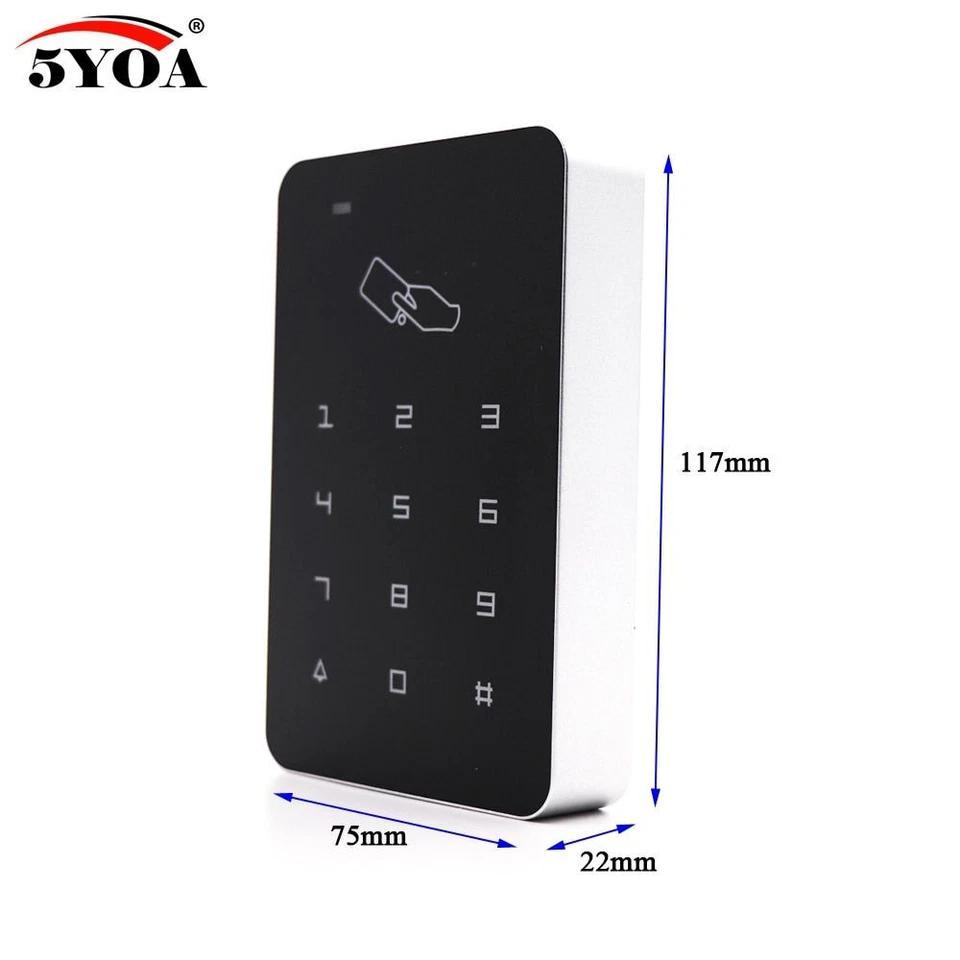 Keypad Digital Panel Card Readers-RFID Door Control Lock System Response Quickly - Image 2 of 4