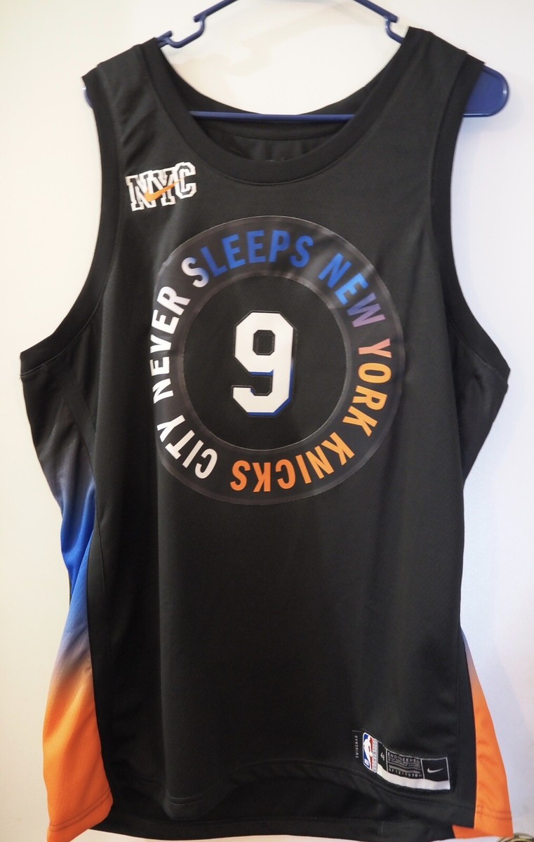 NIKE NBA AUTHENTIC RJ BARRETT NEW YORK KNICKS CITY EDITION JERSEY