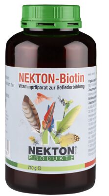 NEKTON Bio - Biotin Vitaminpräparat zur Gefiederbildung für alle Vögel - 700g