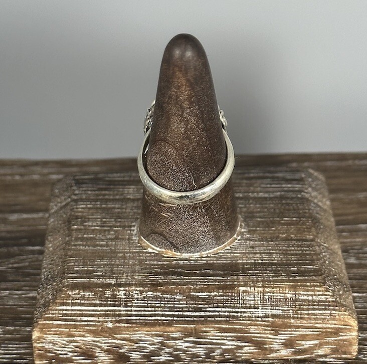 Raw Ruby 925 Sterling Silver With Scrollwork Deta… - image 4