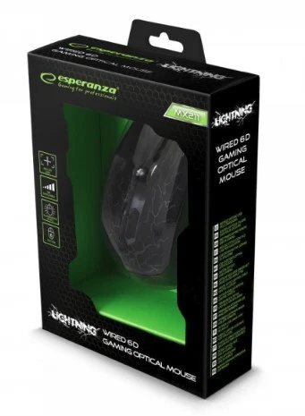 5901299925560 Esperanza EGM211R mouse Right-hand USB Type-A Optical 2400 DPI Esp - Image 4 of 4