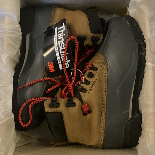 Merrell Air Cushion Hiking Boots Arctic 41003 Men’s Size 9 New In Box - Picture 2 of 9