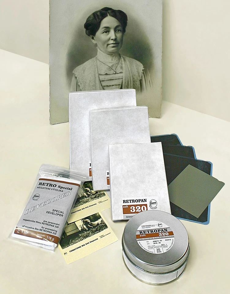 Fomapan Retropan 320 4x5 INCH / 25 Sheets B&W Negative Sheet Film - Image 3 of 4