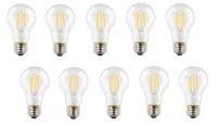 10X MüLler Licht Led Birne Filament Warmweiß 4,5W = 40W E27 Eek:F (Spektrum A-G)