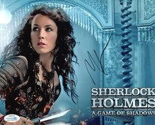 Noomi Rapace Sherlock Holmes Autographed Signed 8x10 Photo ACOA 