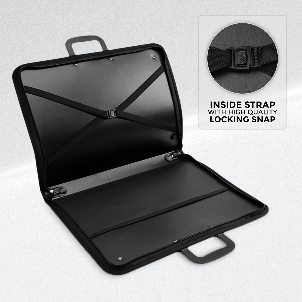 Borsa Cartella Portadocumenti Vintage In Pelle Nera - Didiboy - The