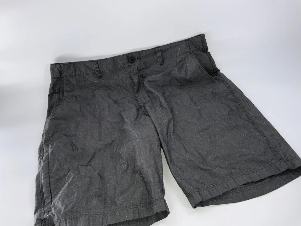 Pantalones Cortos Mountain Hard Wear Talla 36 Gris Algodón Poli Plano Fr 10” Entrepierna YGI E2-351 Foto 2 de 4