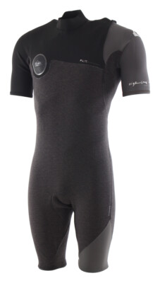 QUIKSILVER '' HIGHLINE 2/2 MM ZIPPERLESS ''  TOP NEOPRENANZUG SHORTY GR: M NEU