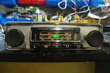 Autoradio d'epoca BECKER GRAND PRIX pannello cromato ricerca automatica trasmettitore TOP
